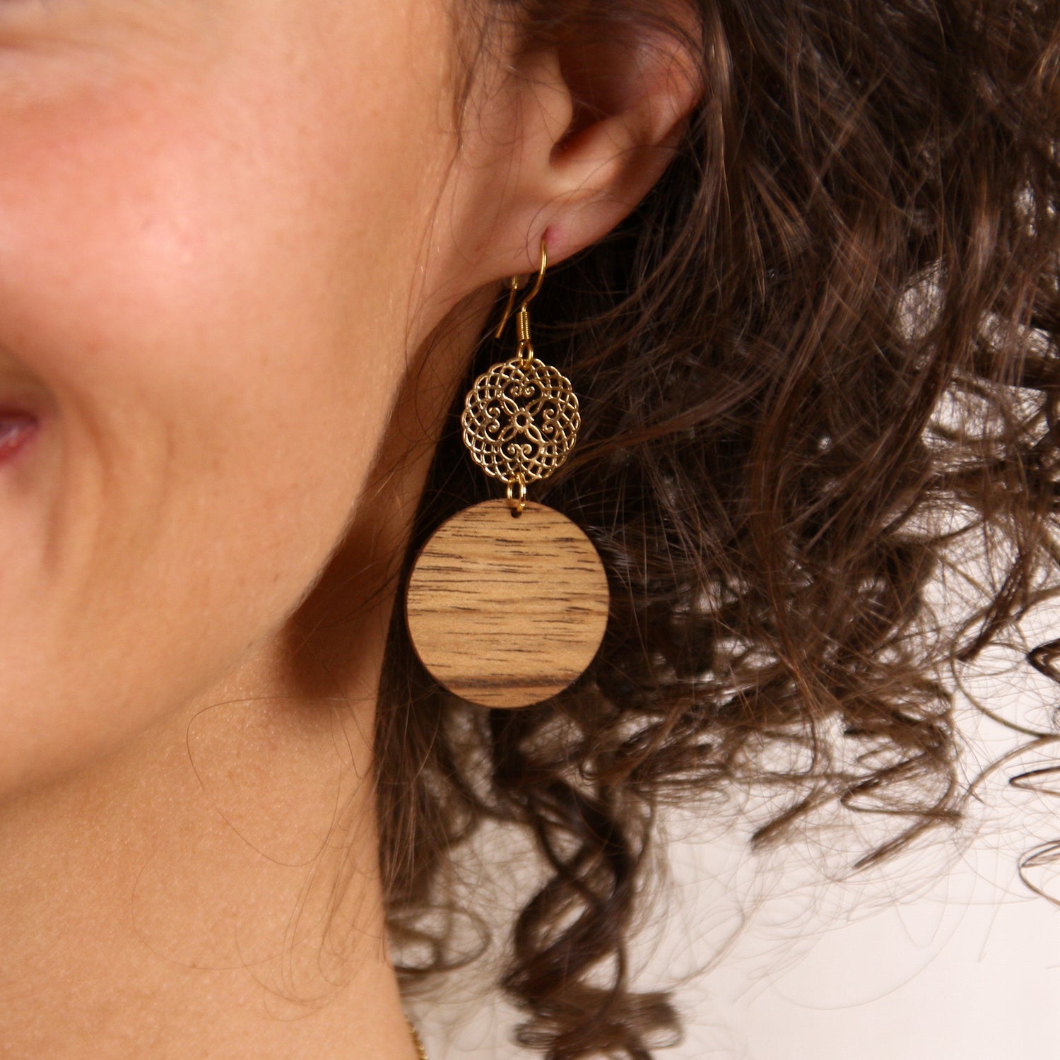 Earrings &quot;Oriental Gold&quot;