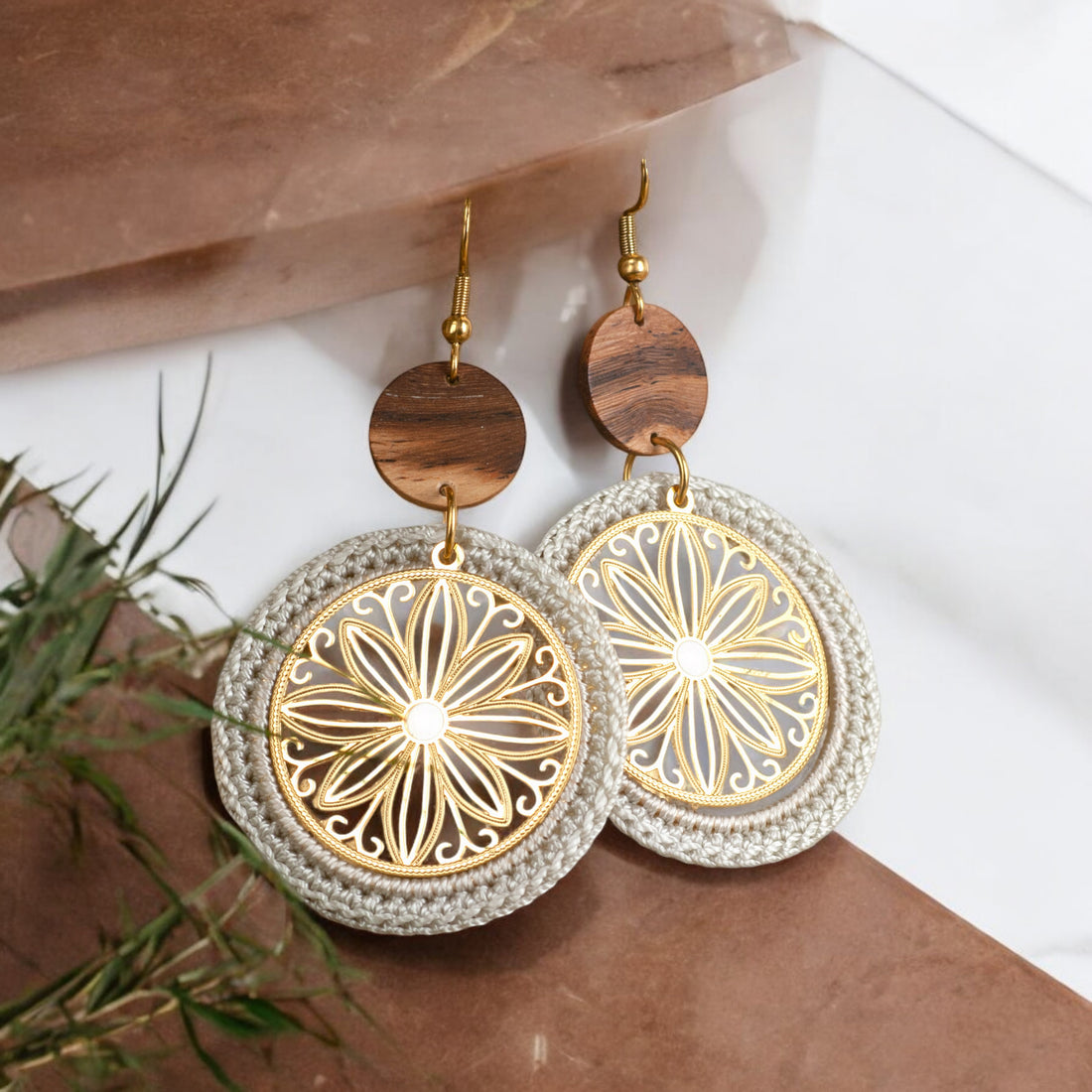 Earrings &quot;Aurora gold&quot;