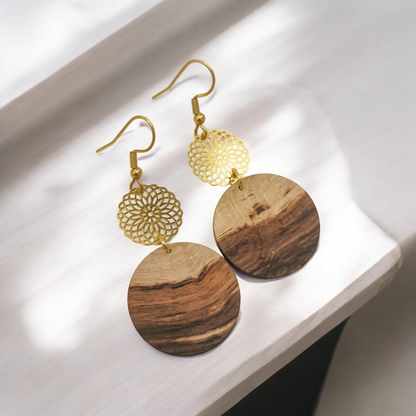 Earrings &quot;Oriental Gold&quot;